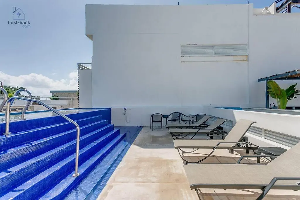 Dpto A 5 Min De La Playa Con Piscina Y Rooftop プレヤデルカーメン メキシコ