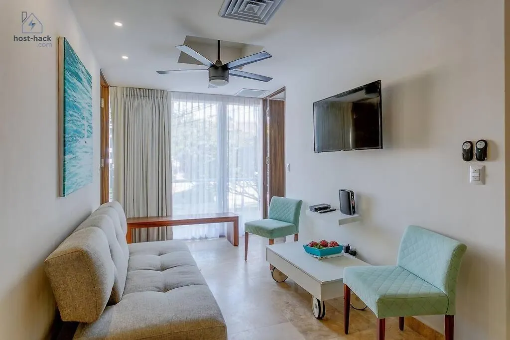 Dpto A 5 Min De La Playa Con Piscina Y Rooftop プレヤデルカーメン 0*,  メキシコ