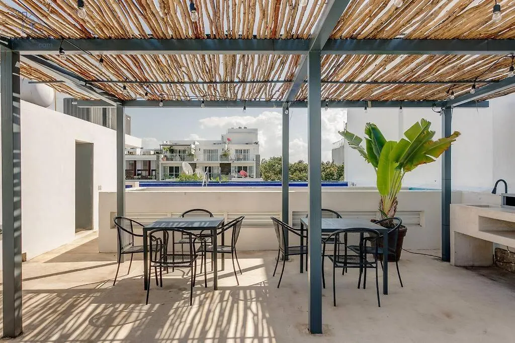 Dpto A 5 Min De La Playa Con Piscina Y Rooftop プレヤデルカーメン アパート